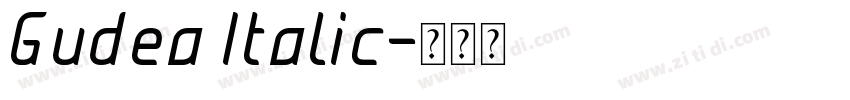Gudea Italic字体转换 Gudea Italic字体转换